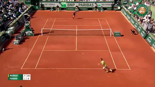 Watch A. Murray v. D. Ferrer 2015 French Open Men's Highlights / Quarterfinals Video