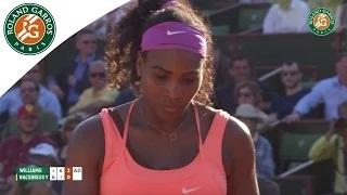 Watch S. Williams v. T. Bacsinszky 2015 French Open Women's Highlights / Semifinals Video