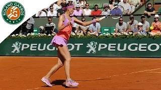 Watch Forehand winner by Lucie Safarova - 2015 French Open Video