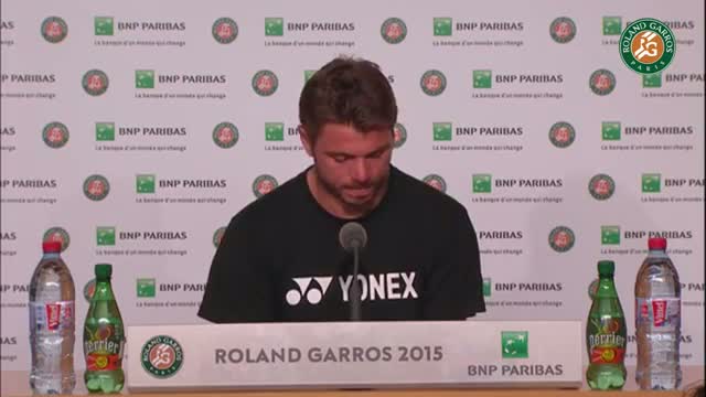 Watch Press conference Stan Wawrinka 2015 French Open / Semifinals Video