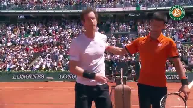 Watch Novak Djokovic's match point against Andy Murray - 2015 French Open Video