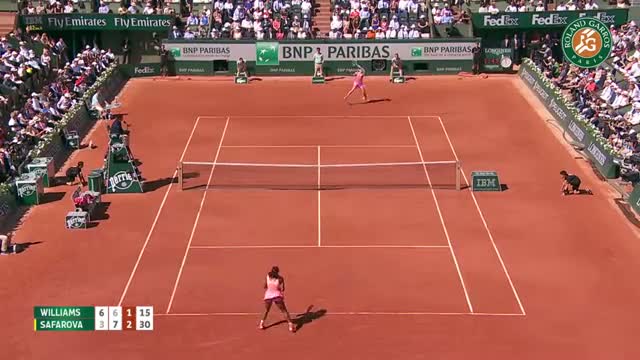 Watch S. Williams v. L. Safarova 2015 French Open Women's Highlights / Final Video