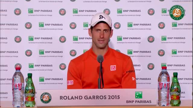 Watch Press conference Novak Djokovic 2015 French Open / Final Video