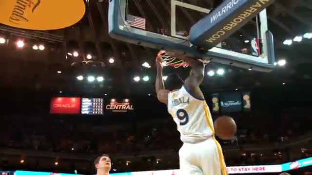 Watch NBA Finals Phantom Raw: Thompson Connects with Iguodala for the Oop Video