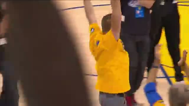 Watch NBA: Warriors' Fan Sinks Half-Court Shot to Win Car Video