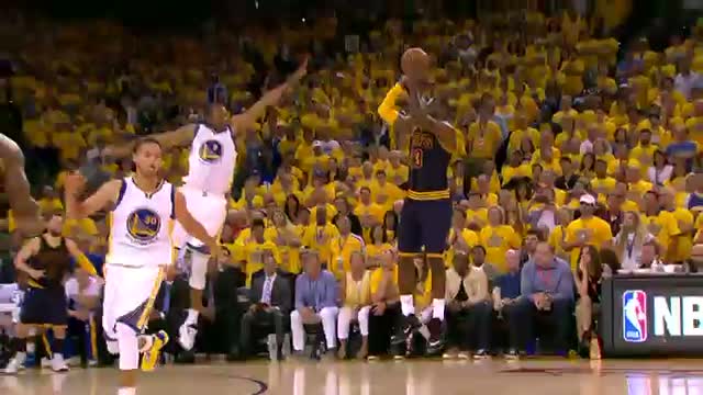 Watch NBA: LeBron James Nails Long Clutch Three Video