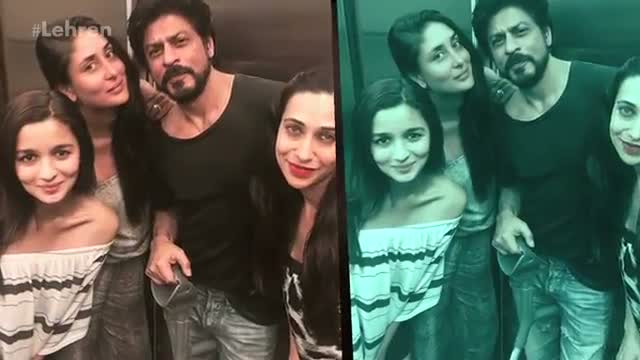 Watch Shahrukh's DATE With Kareena, Karishma & Alia Video