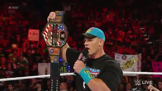 Watch Kevin Owens interrupts John CenaÃ¢â‚¬â„¢s U.S. Open Challenge: Raw, June 8, 2015 Video