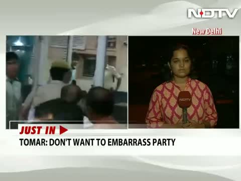 Watch Delhi Law Minister Jitender Singh Tomar, arrested for allegedly faking degrees, resigns Video