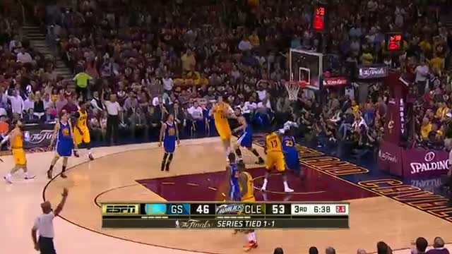 Watch James and Dellavedova Start 2nd Half On Fire in Game 3 Video