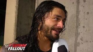 Watch The Big Dog owns the yard: WWE Raw Fallout, June 8, 2015 Video