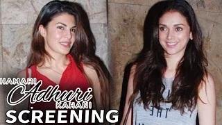 Watch Jacqueline Fernandez, Aditi Rao Hydari, Sonali Bendre @ Hamari Adhuri Kahani Special Screening Video