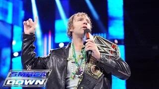 Watch Dean Ambrose pulls a fast one on Seth Rollins: WWE SmackDown, June 11, 2015 Video