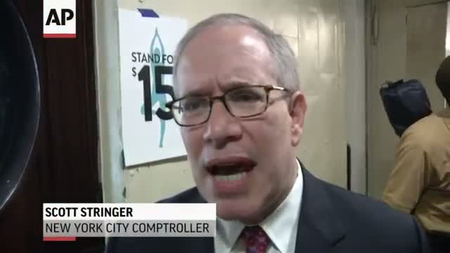Watch NYC Fast-Food Workers Demand $15 Minimum Wage Video