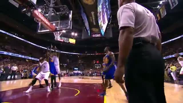 Watch NBA: Tristan Thompson's Emphatic Putback to Close the Half Video