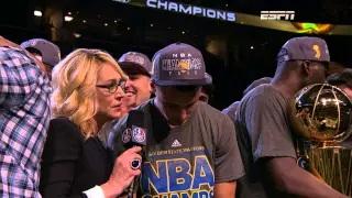 Watch NBA: Riley Curry Celebrates Win with Father Stephen Curry Video