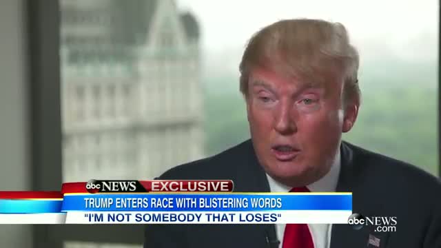 Watch Donald Trump's Straight Talk About His 2016 Presidential Bid Video