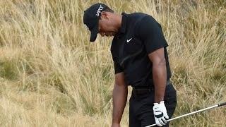 Watch Tiger Woods' tough day - 2015 U.S. Open Highlights Video