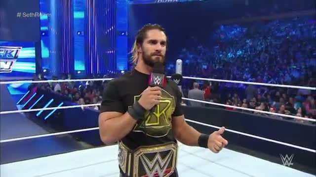 Watch Seth Rollins responds to the return of Brock Lesnar: WWE SmackDown, June 18, 2015 Video