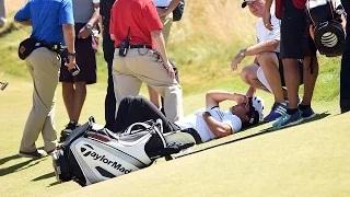 Watch Jason Day Collapses at U.S. Open Video