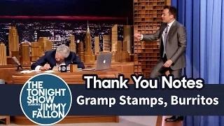 Watch Thank You Notes: Gramp Stamps, Burritos Video