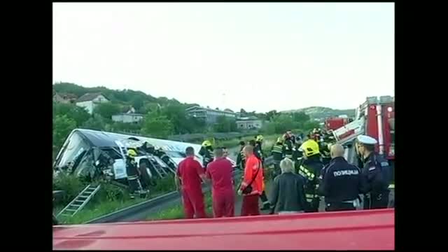 Watch Deadly Bus Crash in Serbia Video