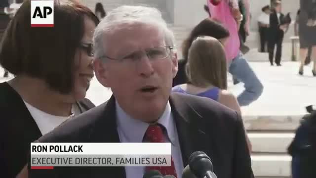 Watch Reaction to Supreme Court's Health Care Ruling Video