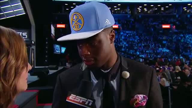 Watch Nuggets Select Emmanuel Mudiay 7th in 2015 NBA Draft Video
