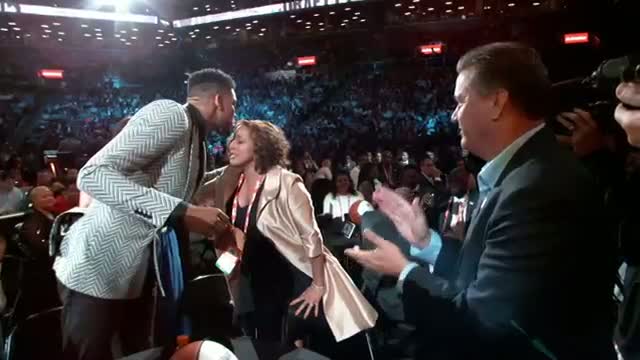 Watch NBA Welcomes the 2015 Draft Class Families Video