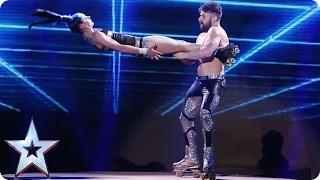 Watch Skating siblings Billy and Emily England are in a spin! | Semi-Final 1 | Britain's Got Talent 2015 Video