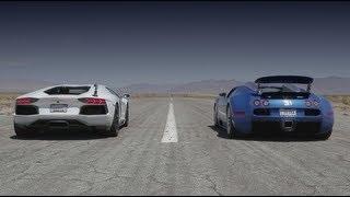 Watch Bugatti Veyron vs Lamborghini Aventador vs Lexus LFA vs McLaren MP4-12C - Head 2 Head Video