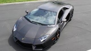 Watch Lamborghini Aventador Test Drive & Exotic Car Video Review Video
