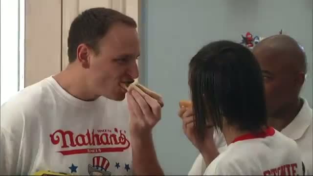 Watch Hot Dog Eating Contestants Weigh-In Video