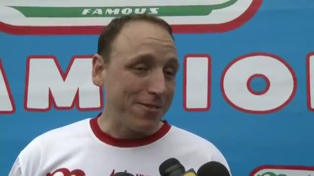 Watch Hot Dog Eating Champion Joey Chestnut Dethroned Video