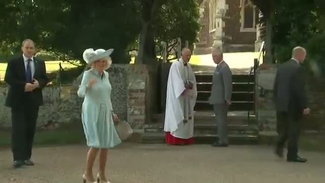 Watch Royal Family Gathers for Christening Video