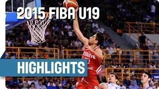 Watch Greece v Turkey - 3rd Place Game Highlights - 2015 FIBA U19 World Championship Video