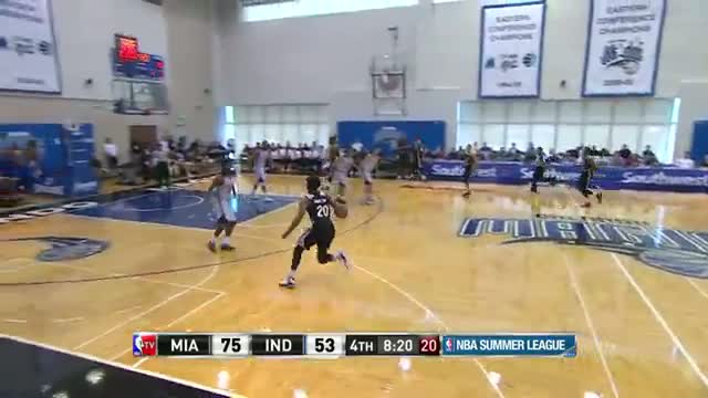 Watch NBA: Justise Winslow Heats up During His Summer League Debut Video
