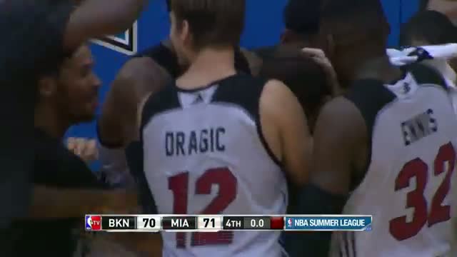 Watch NBA: Tyler Johnson Hits Game Winner with 0.4 Seconds! Video