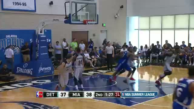Watch NBA: Justise Winslow and Stanley Johnson Duel Video
