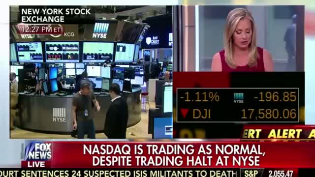 Watch NYSE Halted Trading Due To A Technical Glitch Video