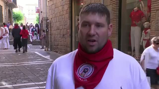 Watch American Injured in Bull-Run: 'I Was Very Lucky' Video