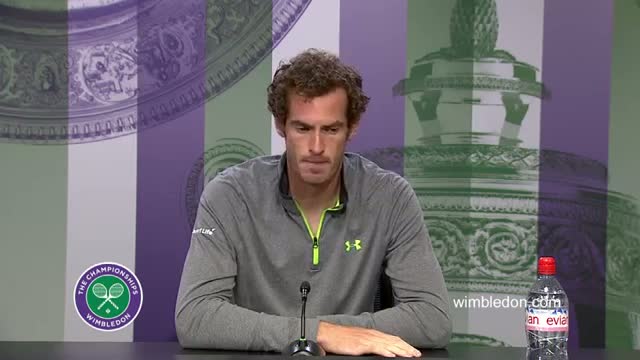 Watch Andy Murray Quarter-Final Press Conference Video