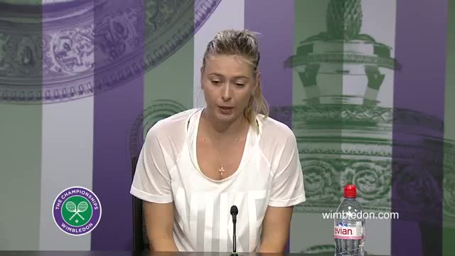 Watch Maria Sharapova Semi-Final Press Conference Video