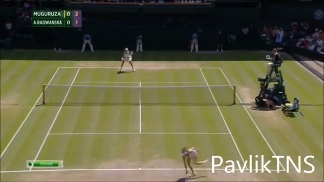 Watch Garbine Muguruza vs Agnieszka Radwanska Highlights Wimbledon 2015 Video