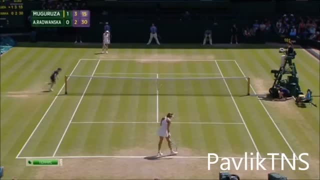 Watch Garbine Muguruza vs Agnieszka Radwanska Highlights Wimbledon 2015 Video Video