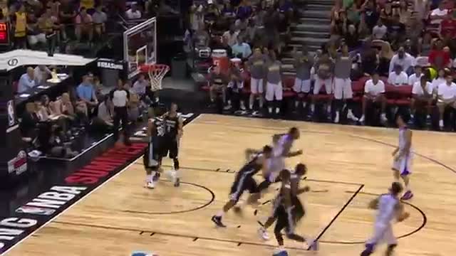 Watch NBA: Karl Anthony-Towns and D'Angelo Russell Score Their First NBA Buckets! Video