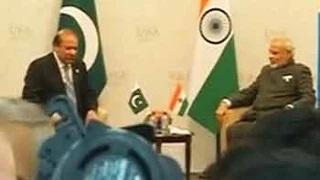 Watch PM Modi-Nawaz Sharif meet for bilateral talks in Russia; Lakhvi, terror on agenda Video