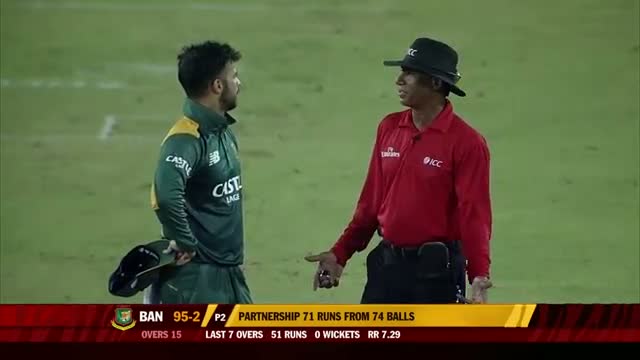 Watch Mahmudullah scoring an all-important 50 runs for Bangladesh - Ban vs Sa 2nd ODI 2015 Video