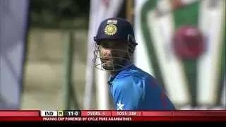 Watch Ajinkya Rahane leading from the front with a good start with his 63 runs - Zim vs Ind 2nd ODI 2015 Video