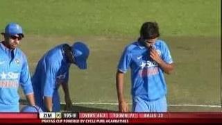 Watch Bhuvneshwar Kumar super accurate bowling earns him 4/33 with 3.30 RPO - Zim vs Ind 2nd ODI 2015 Video